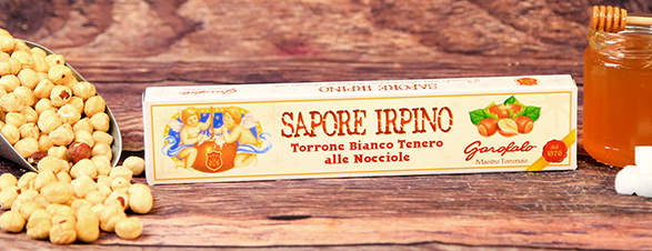 Torrone Bianco Tenero alle Nocciole 
