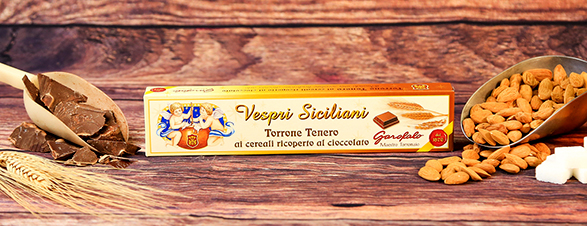 Torrone Tenero, ai Cereali, Ricoperto al Cioccolato
