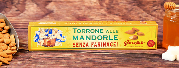 Torrone Tradizionale, Friabile, alle Mandorle, Senza Farinacei