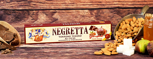 Torrone Tenero ai Fichi, Ricoperto al Cioccolato