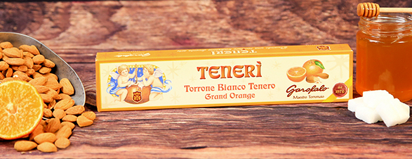 Torrone Bianco Tenero all'Arancia